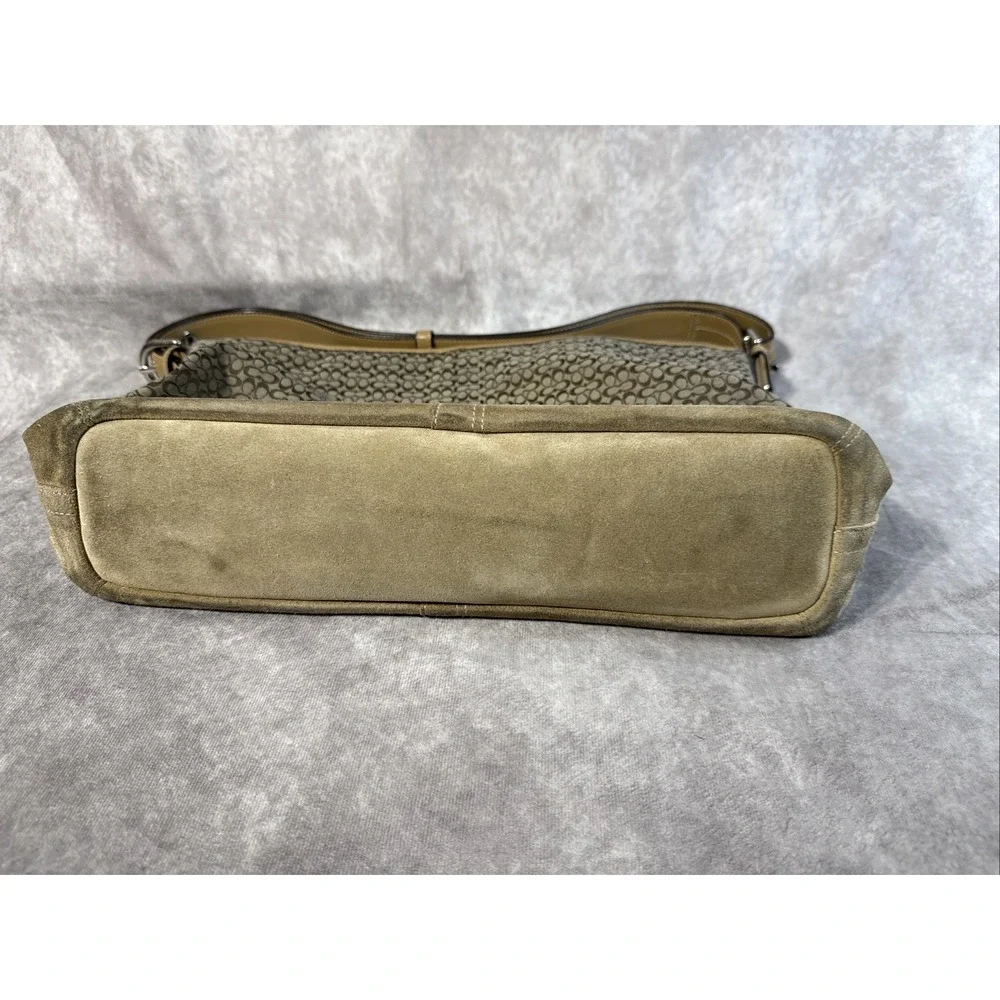 Coach suede bottom